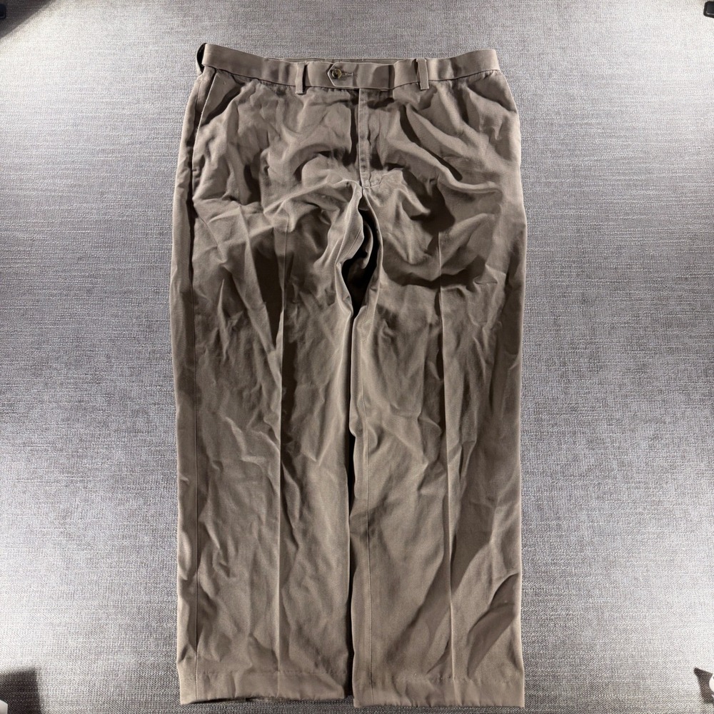 Perry Ellis Portfolio Chinos‎ Mens 36x29 Khaki Tan Excellent Cotton Straight Leg